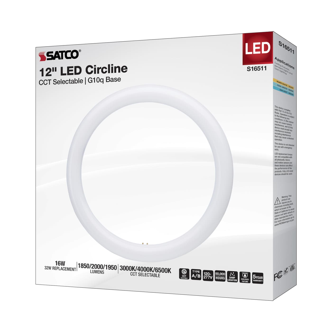 FC12T9/LED/CIR/CCT/DM/A-B - S16511