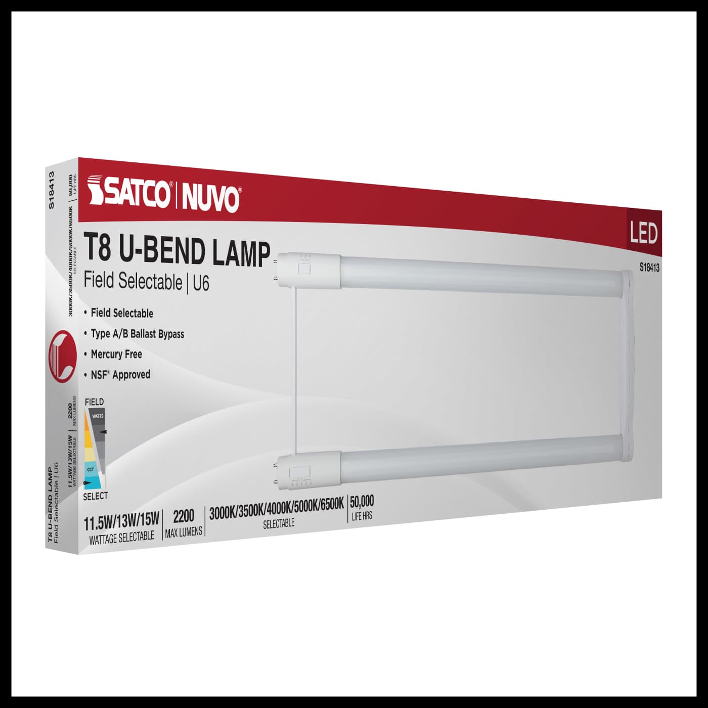 15T8/U6/LED/5CCT/DUAL - S18413