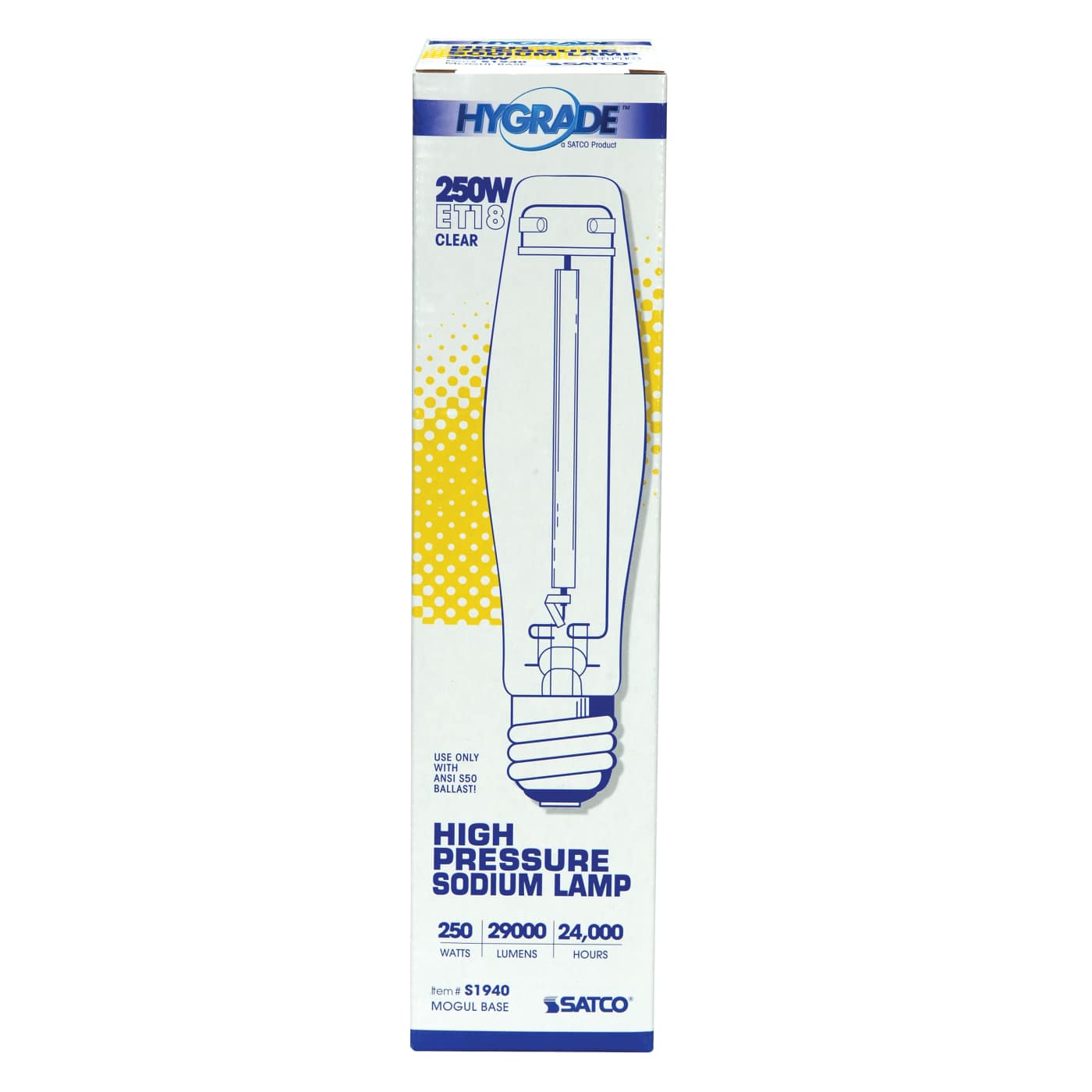 LU250 CLEAR HPS MOG ET18 - S1940