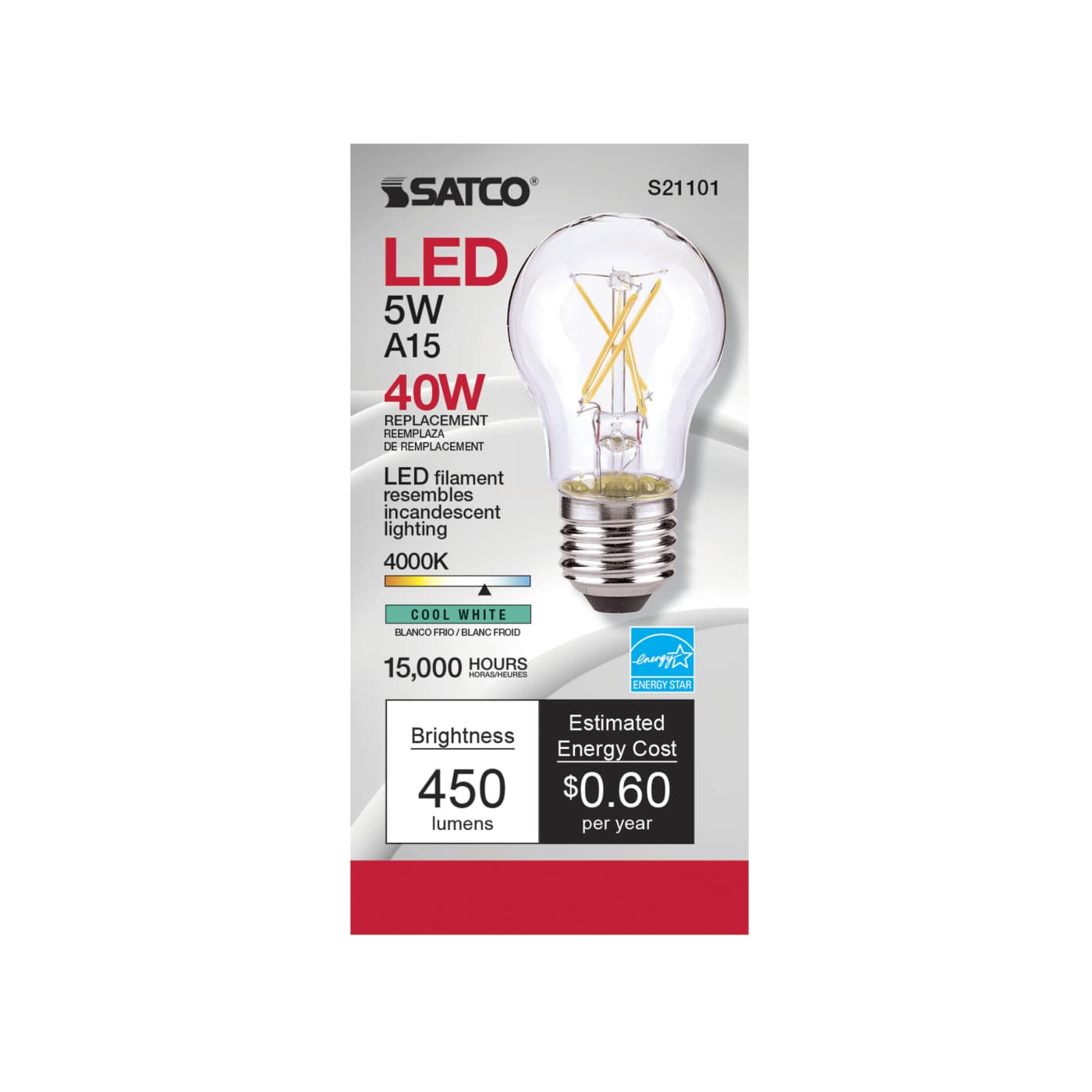 5A15/CL/LED/E26/4K/ES/120V - S21101