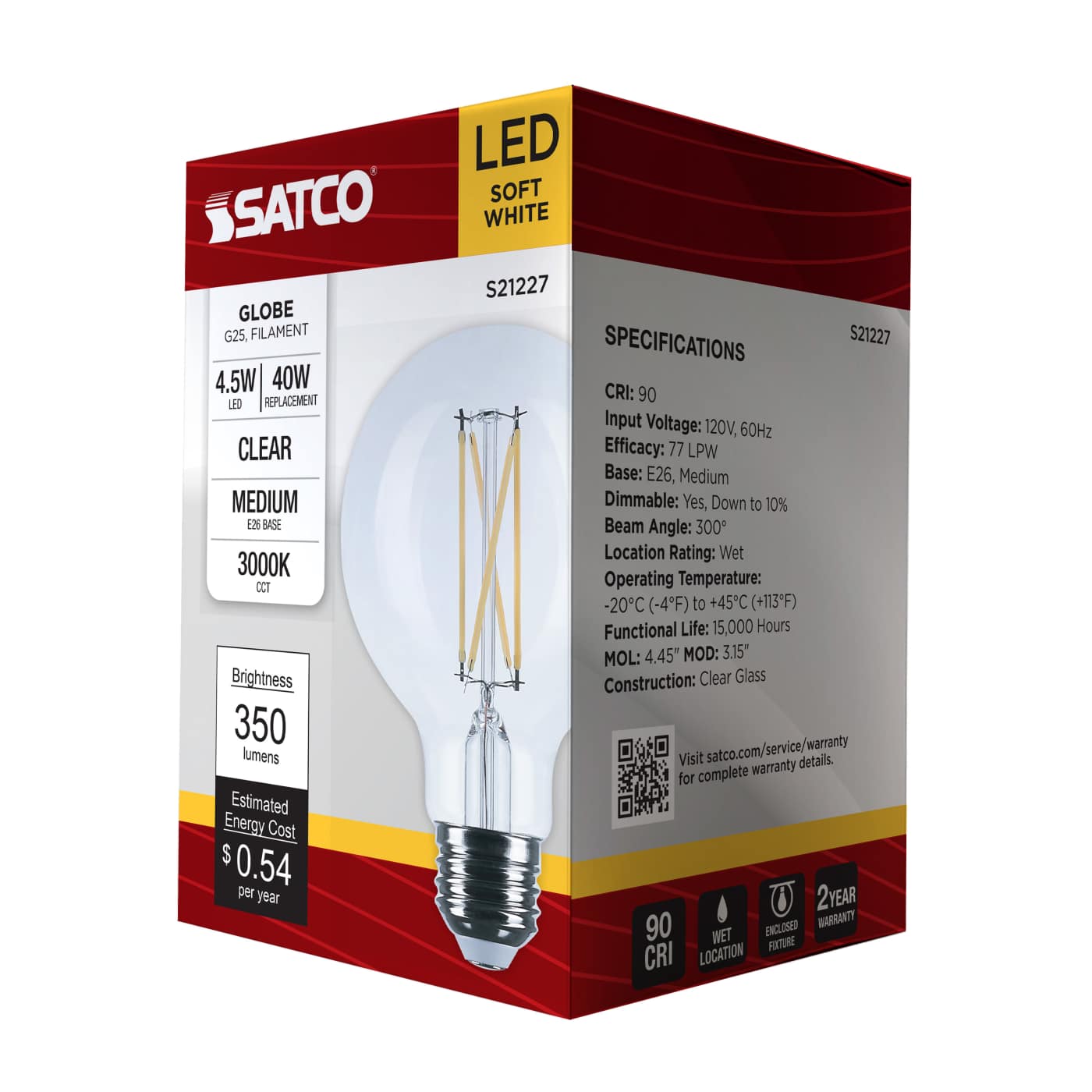 4.5G25/LED/CL/930/120V - S21227