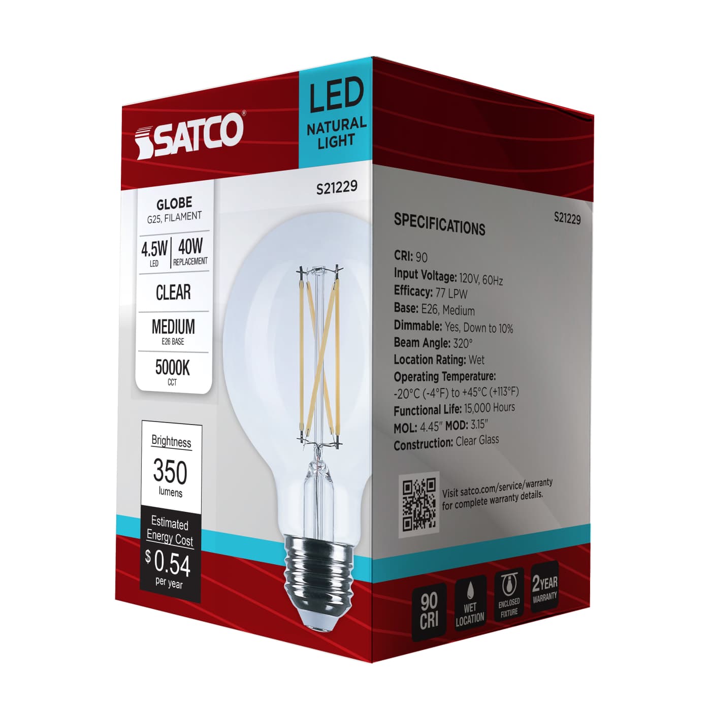 4.5G25/LED/CL/950/120V - S21229