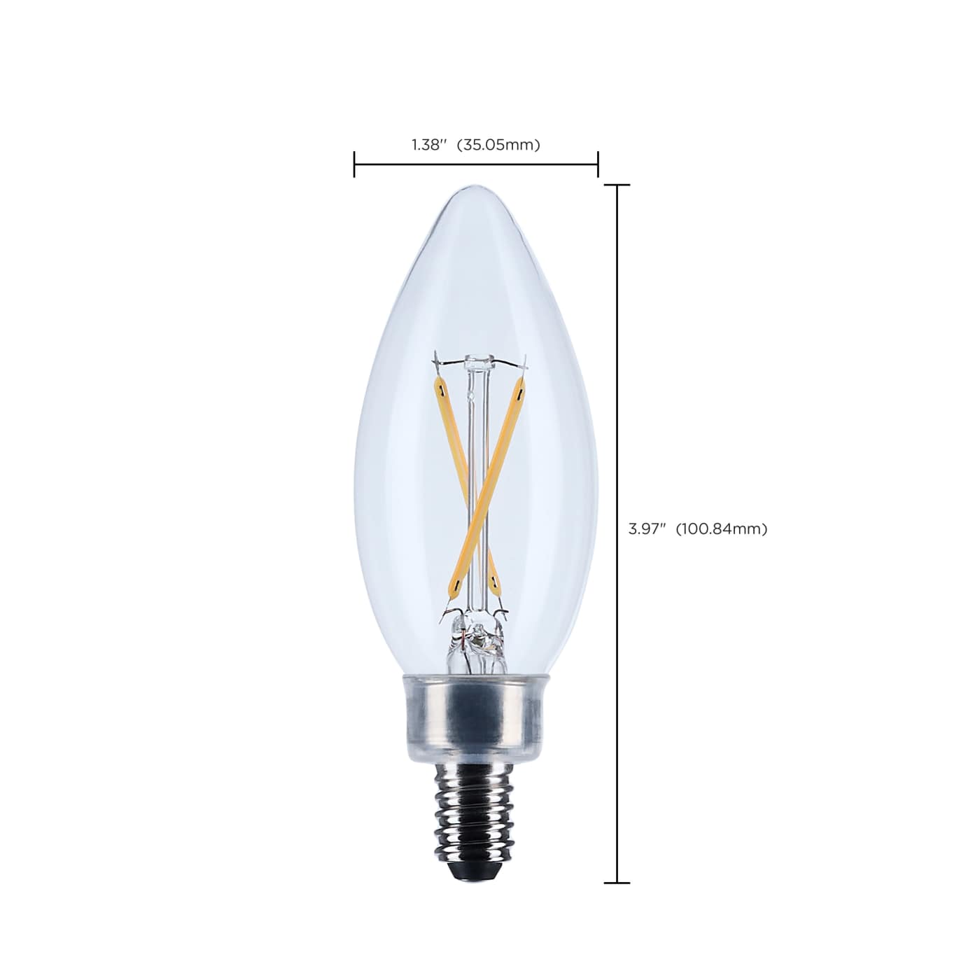 3B11/LED/927/CL/120V/E12 - S21262