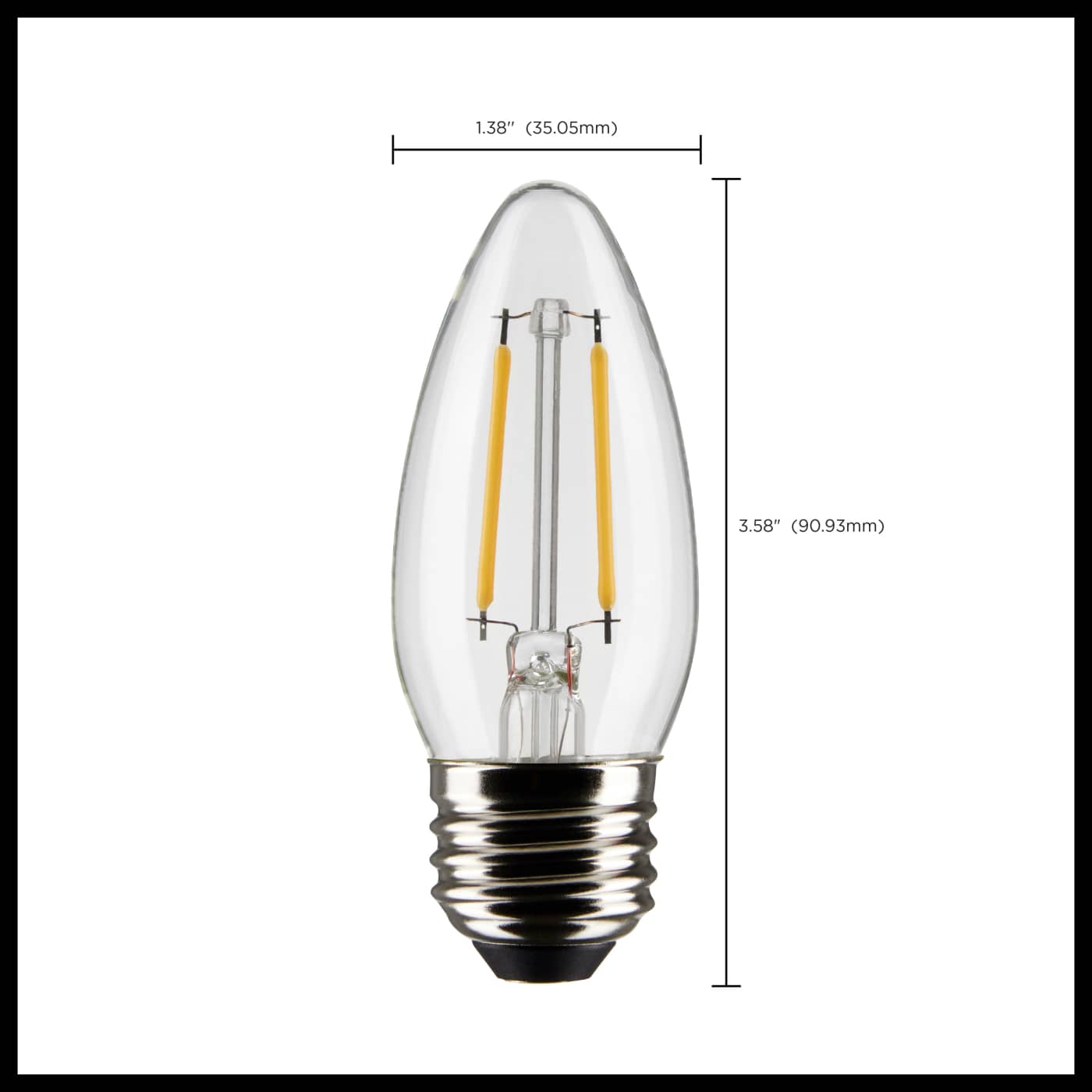 3B11/LED/927/CL/120V/E26 - S21282