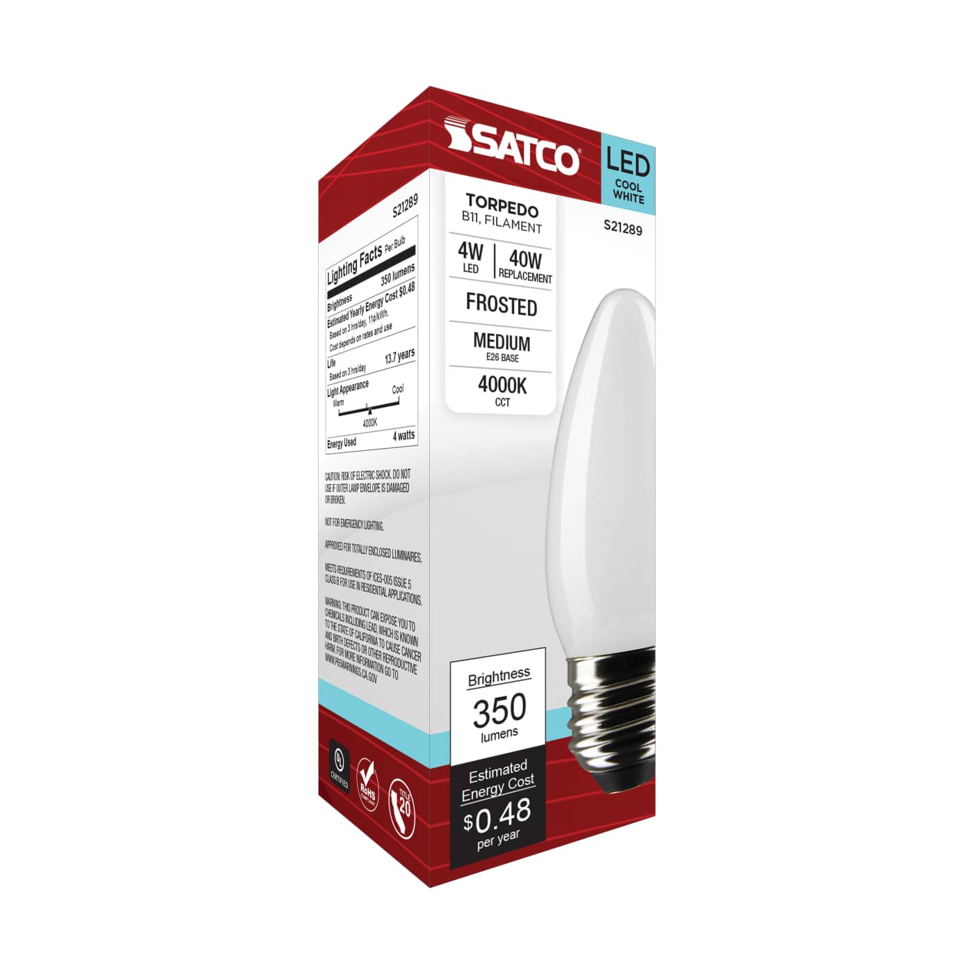 4B11/LED/940/FR/120V/E26 - S21289