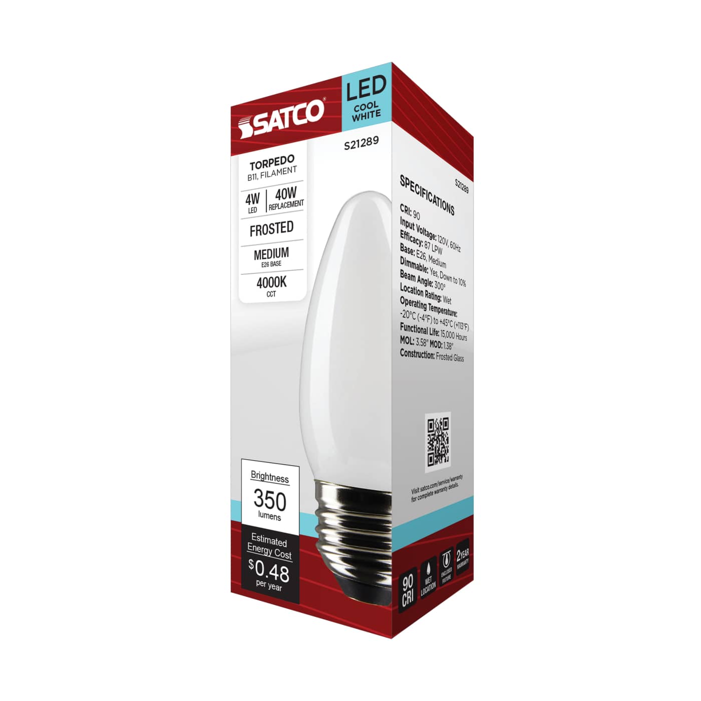 4B11/LED/940/FR/120V/E26 - S21289