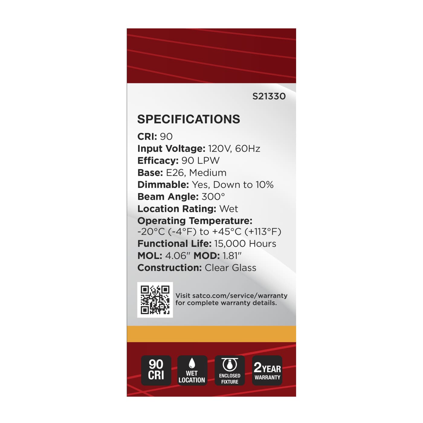 5BT15/CL/LED/927/120V - S21330