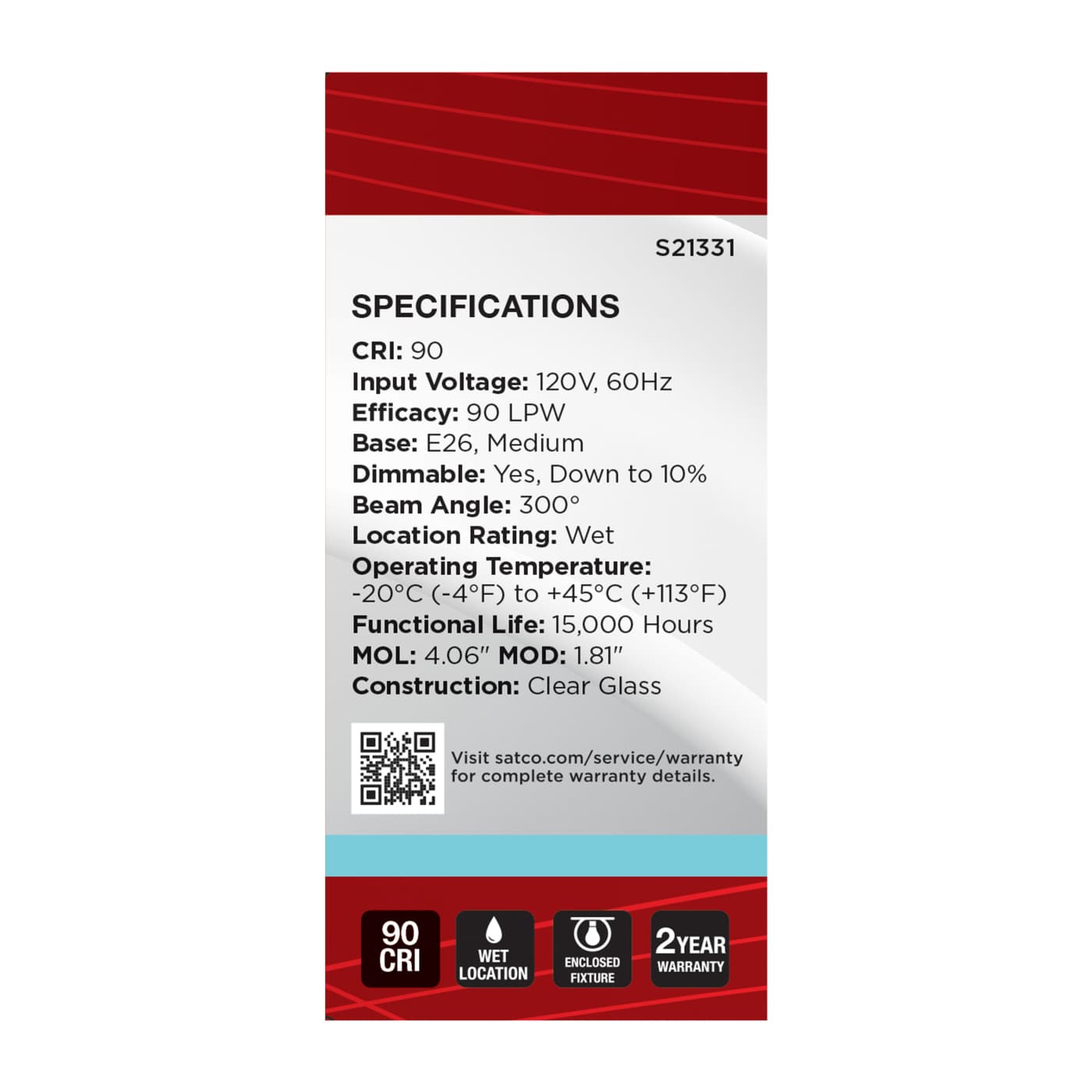 5BT15/CL/LED/940/120V - S21331