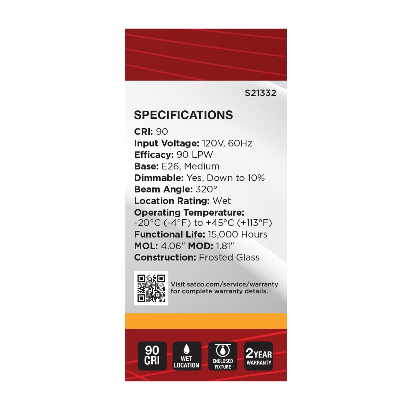 5BT15/WH/LED/927/120V - S21332
