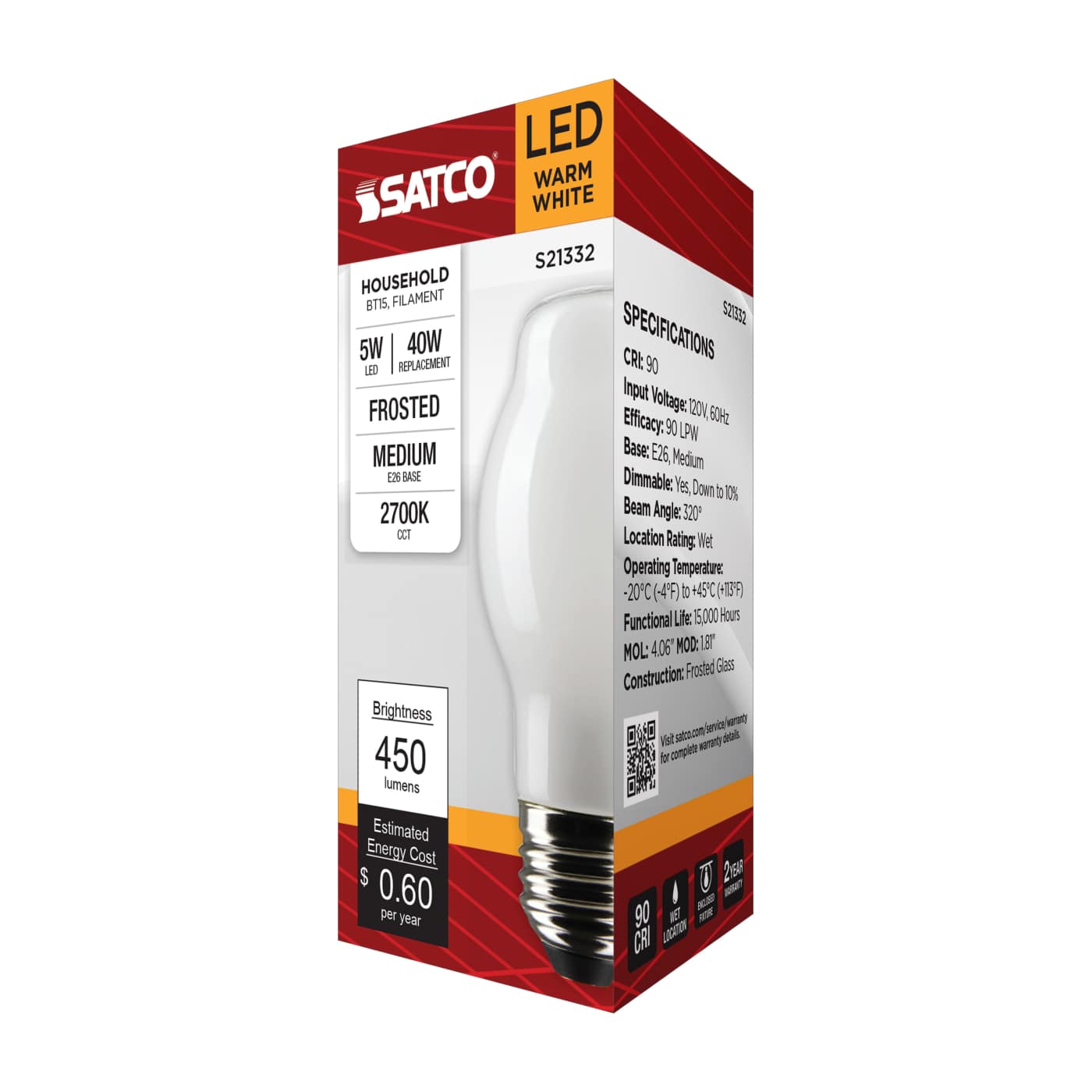 5BT15/WH/LED/927/120V - S21332