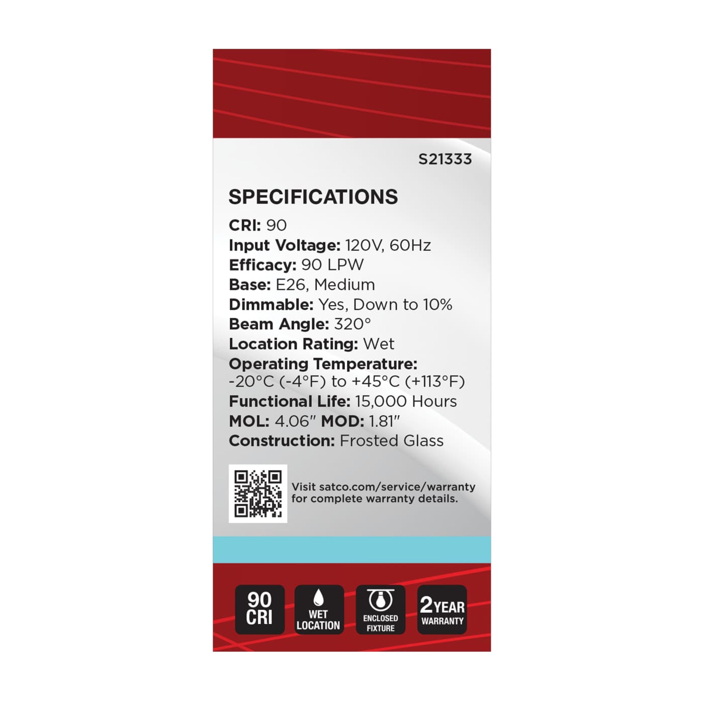 5BT15/WH/LED/940/120V - S21333