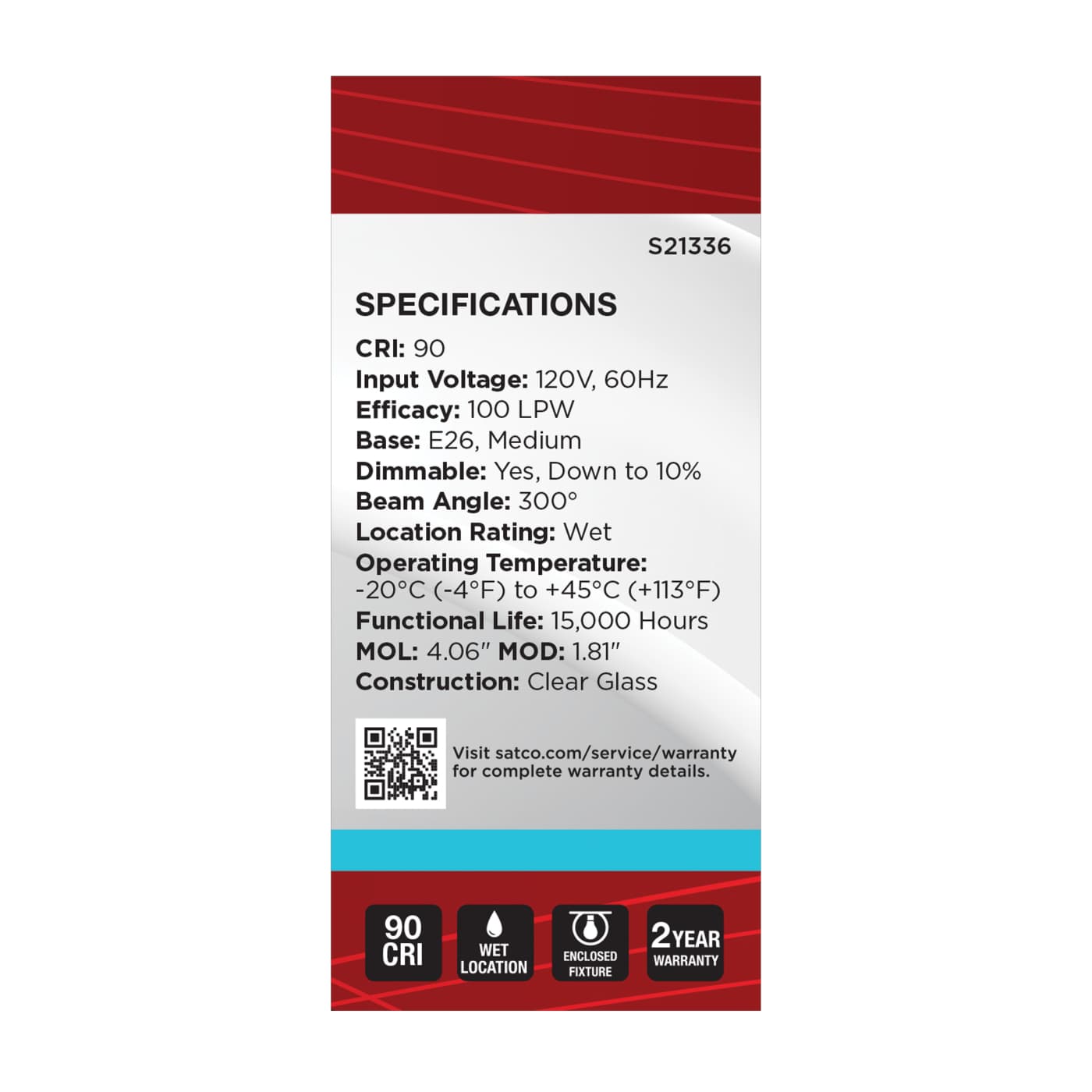 8BT15/CL/LED/950/120V - S21336