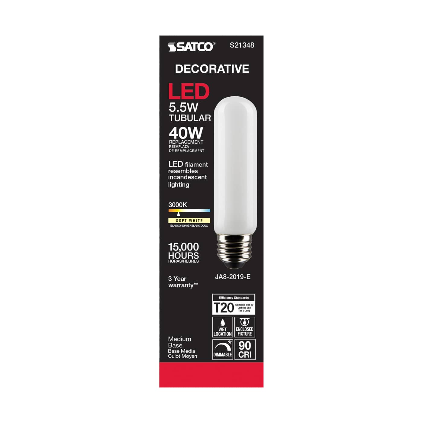 5.5T10/LED/FR/930/120V/E26 - S21348