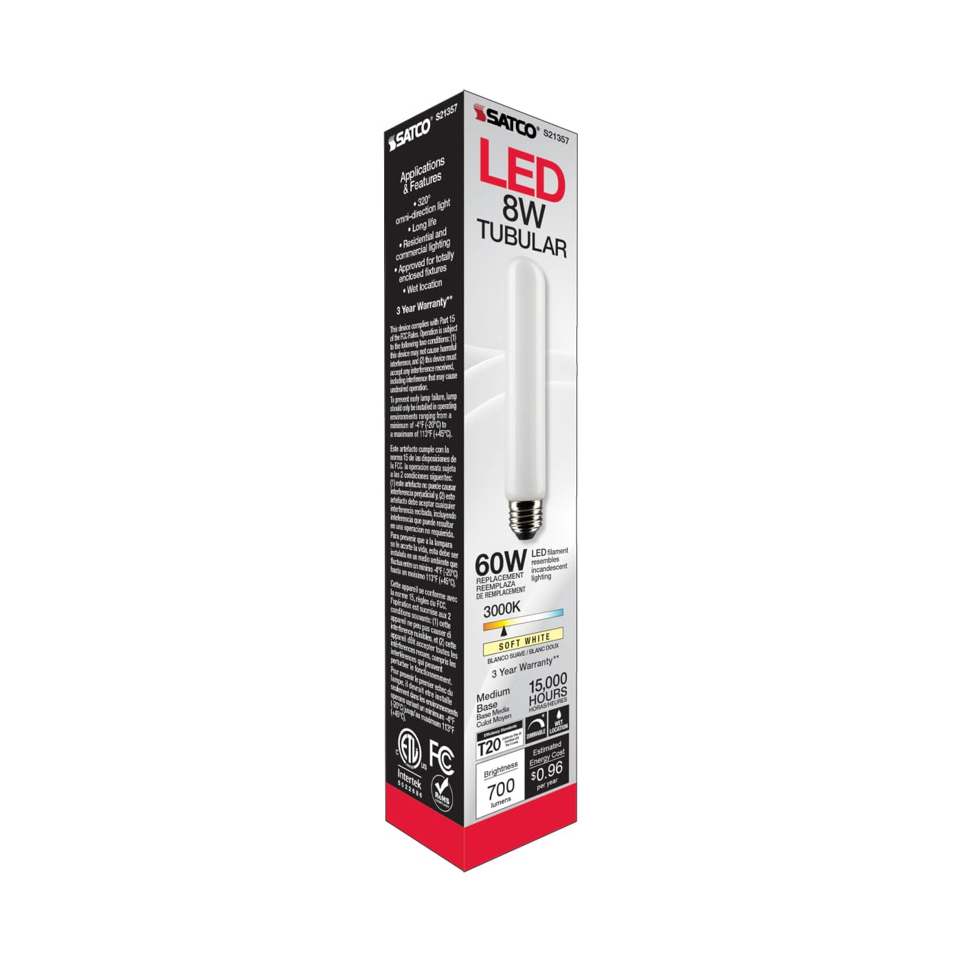 8T9/LED/FR/930/120V/E26 - S21357