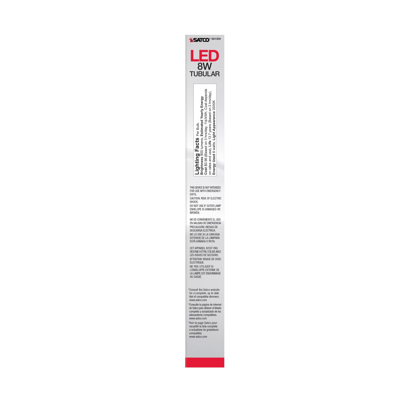 8T9/LED/CL930/120V/E26 - S21359