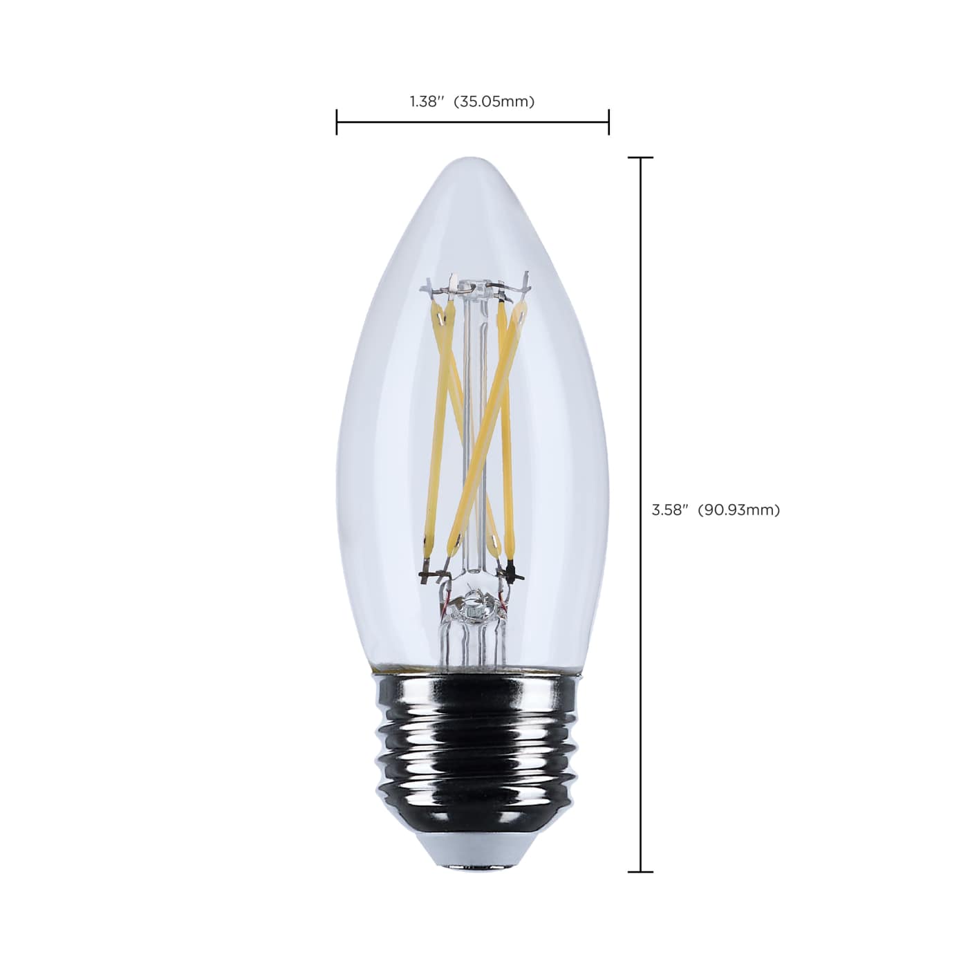 4B11/LED/930/CL/120V/E26/3PK - S21369