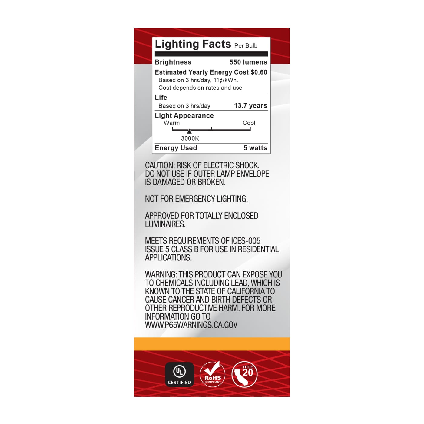 5T9L/930/E12/GCYS/120V/W - S21385