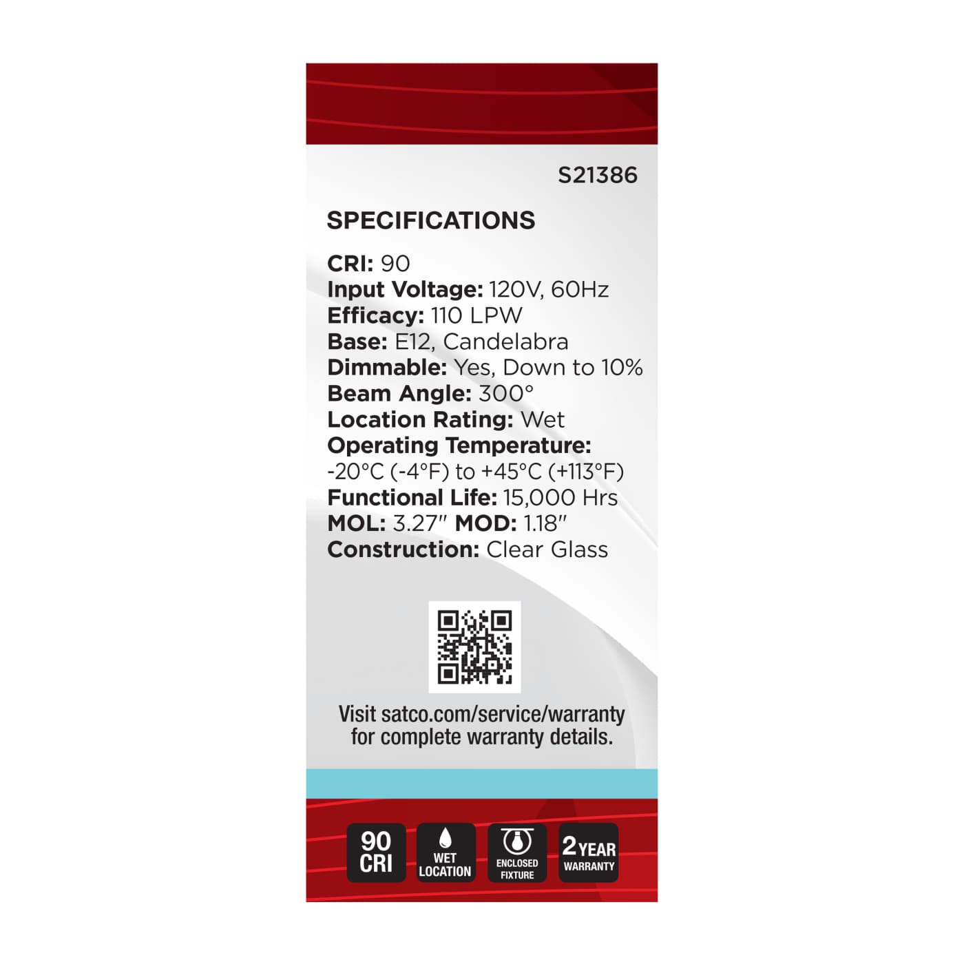 5T9L/940/E12/GCYS/120V/W - S21386