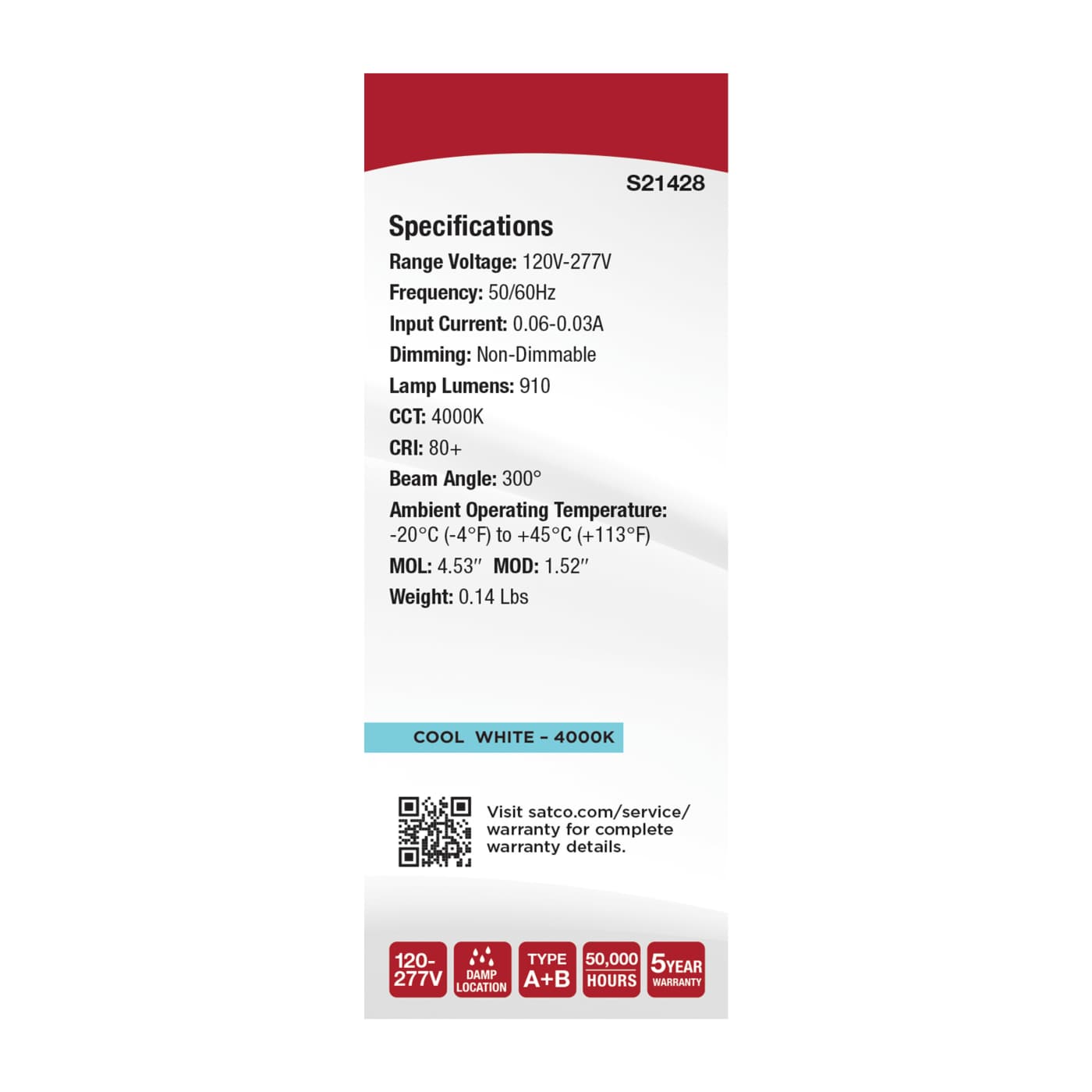 7CFL/L/840/G24D/AB/FR/U - S21428