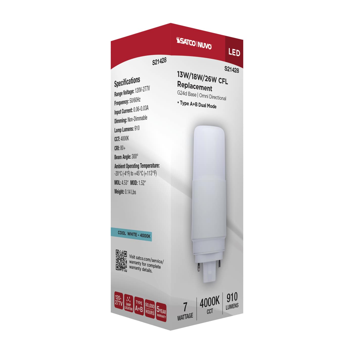 7CFL/L/840/G24D/AB/FR/U - S21428