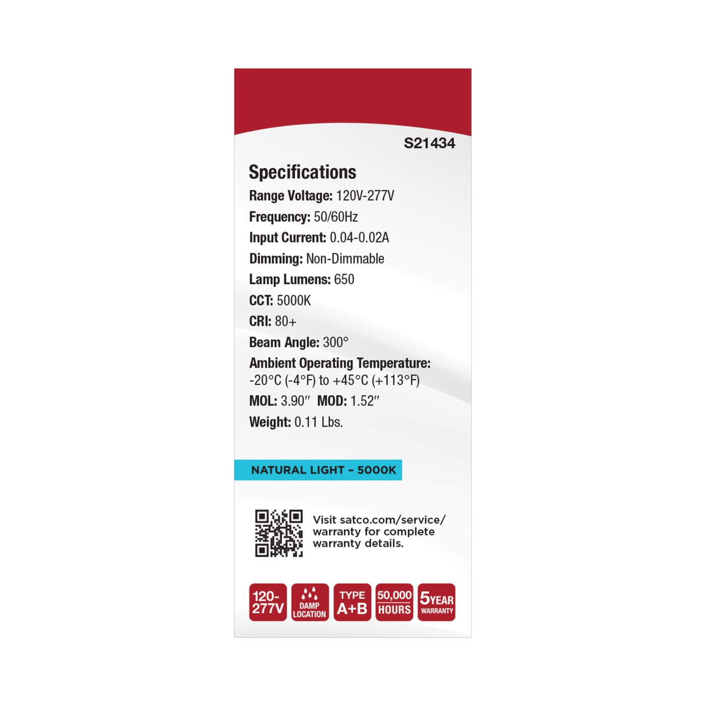 5CFL/L/850/G24D/AB/FR/U - S21434