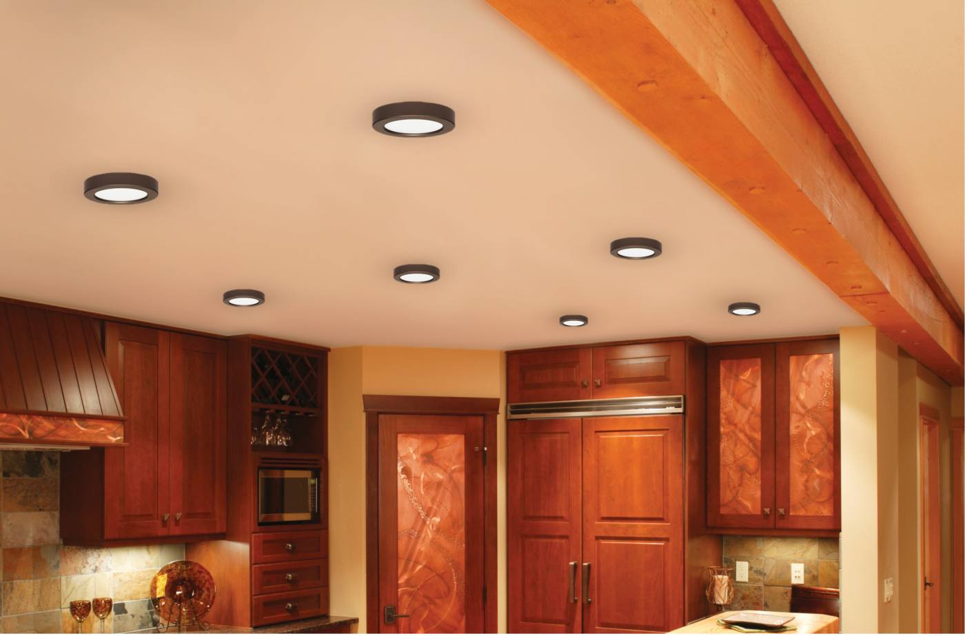 10.5W/LED/5.5"FLUSH/30K/RD/BRZ - S21500