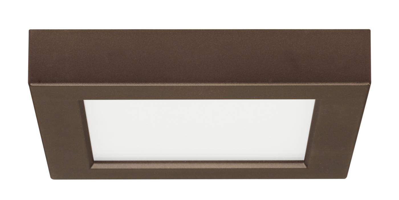 10.5W/LED/5.5"FLUSH/30K/SQ/BRZ - S21504