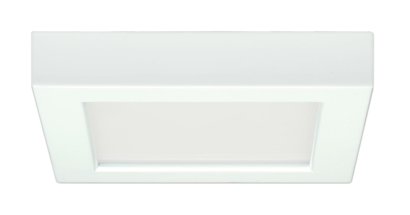 10.5W/LED/5.5"FLUSH/50K/SQ/WH - S21506