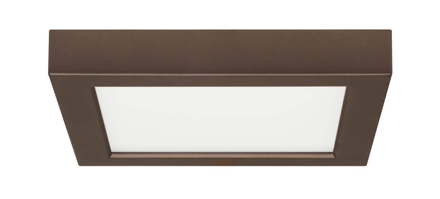13.5W/LED/7"FLUSH/30K/SQ/BRZ - S21510