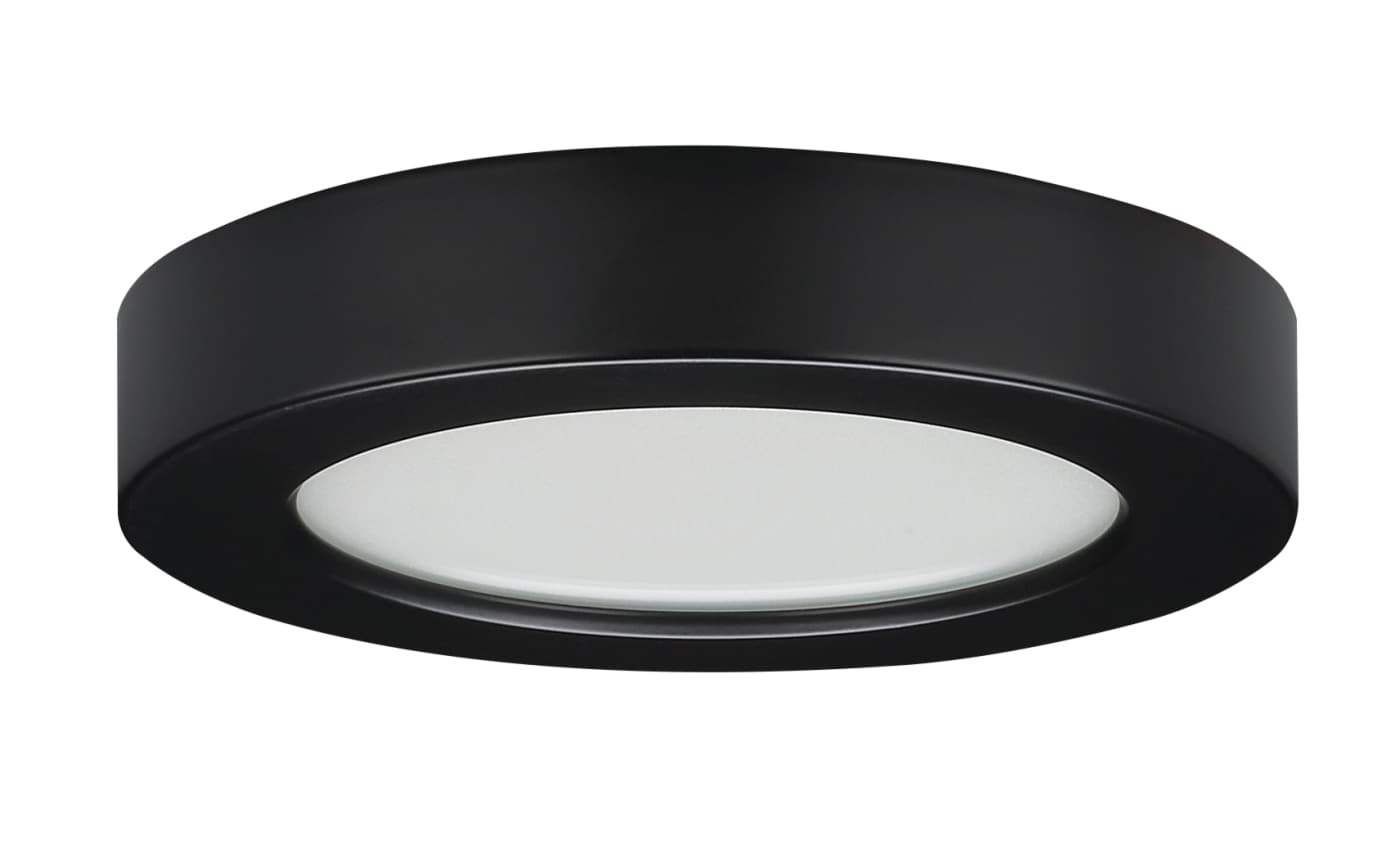10.5W/LED/5.5"FLUSH/30K/RD/BK - S21526