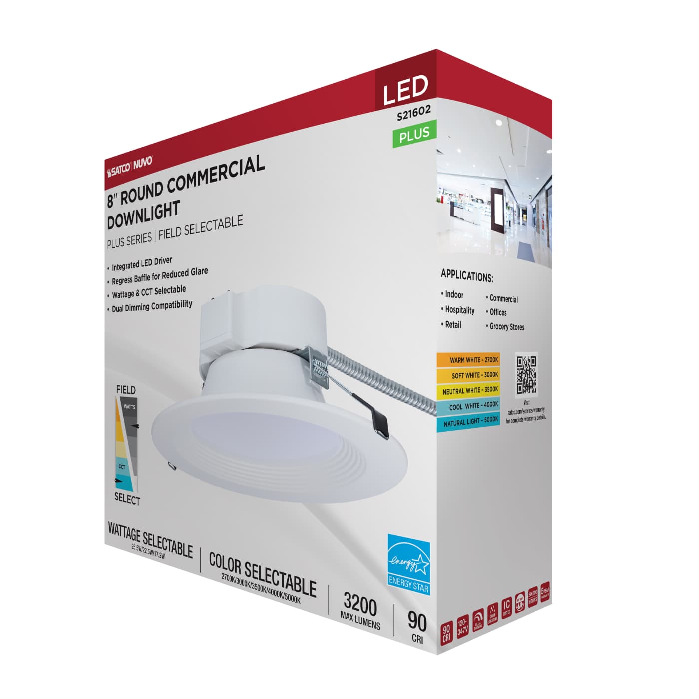 25.5W/CDL/8/120-347/FS/RND/DD - S21602