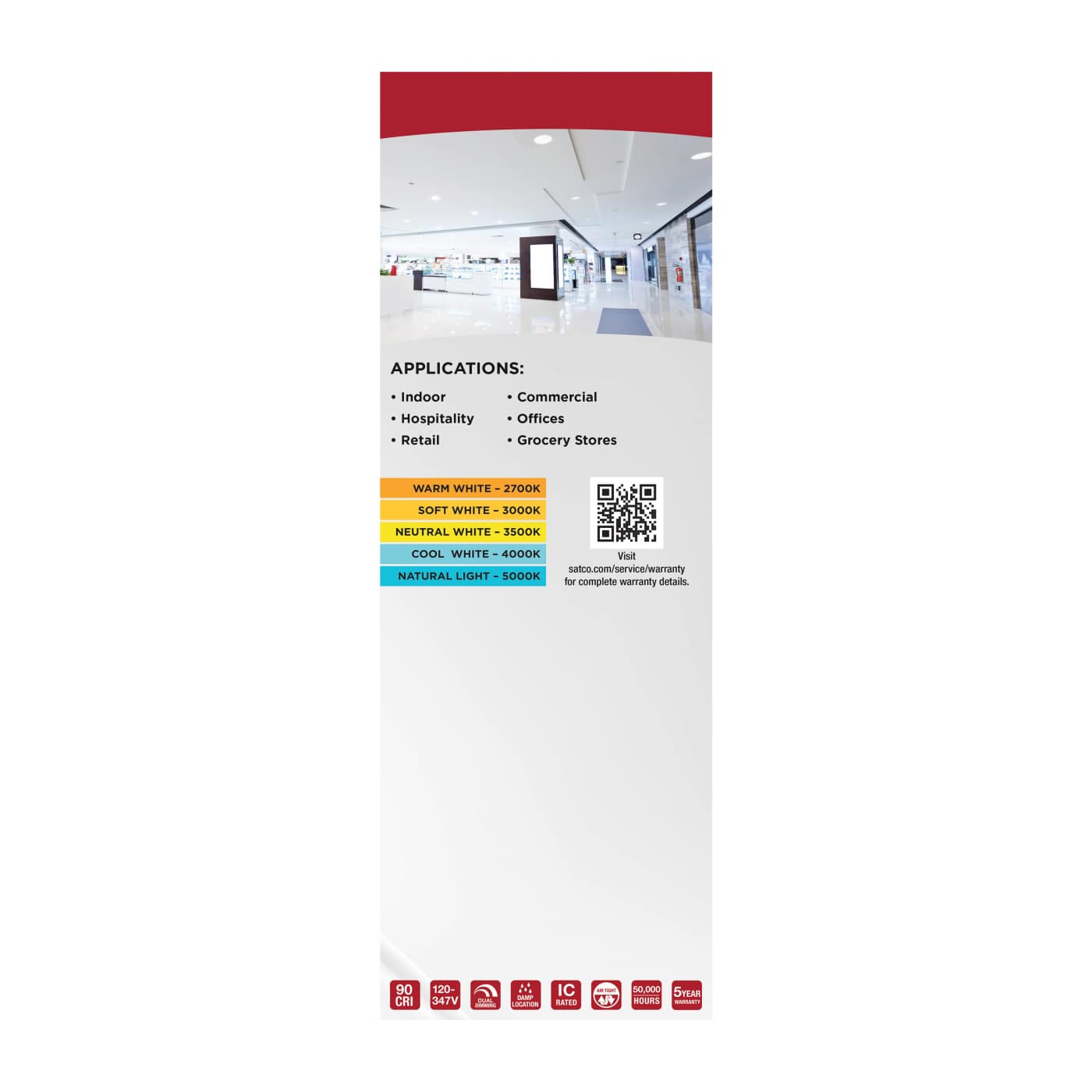 25.5W/CDL/8/120-347/FS/SQ/DD - S21610