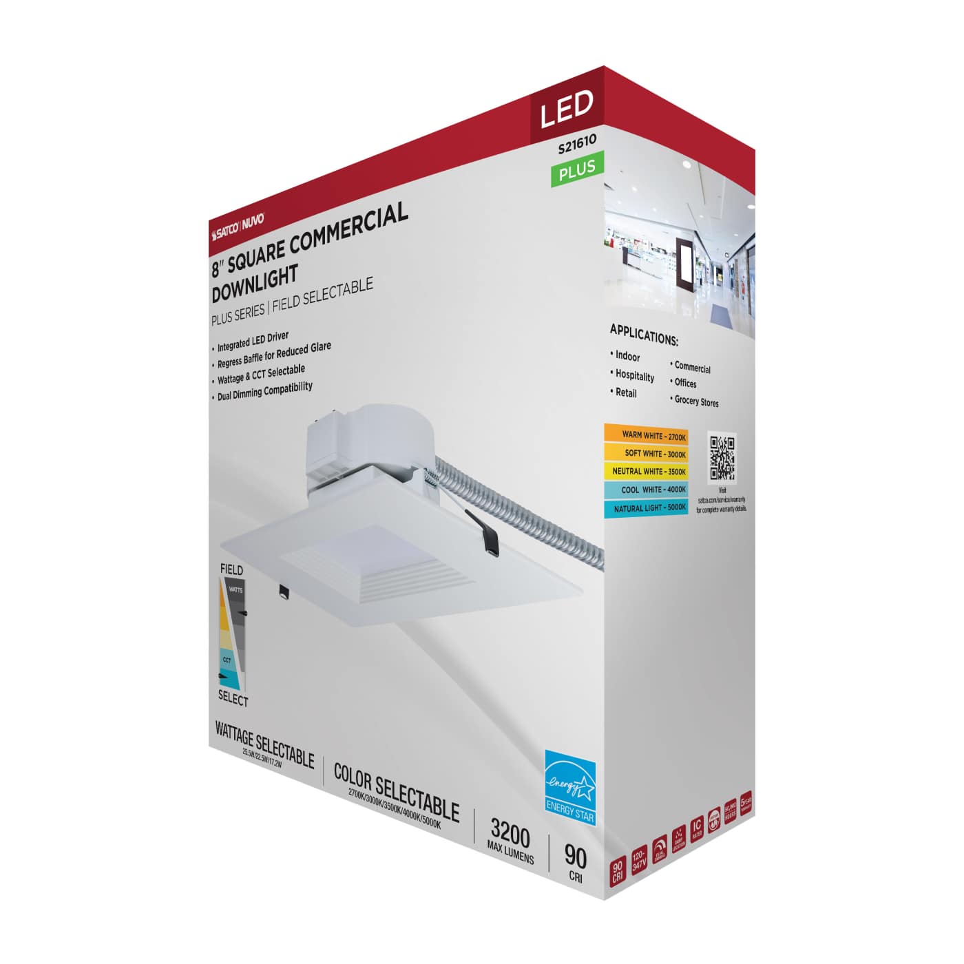 25.5W/CDL/8/120-347/FS/SQ/DD - S21610