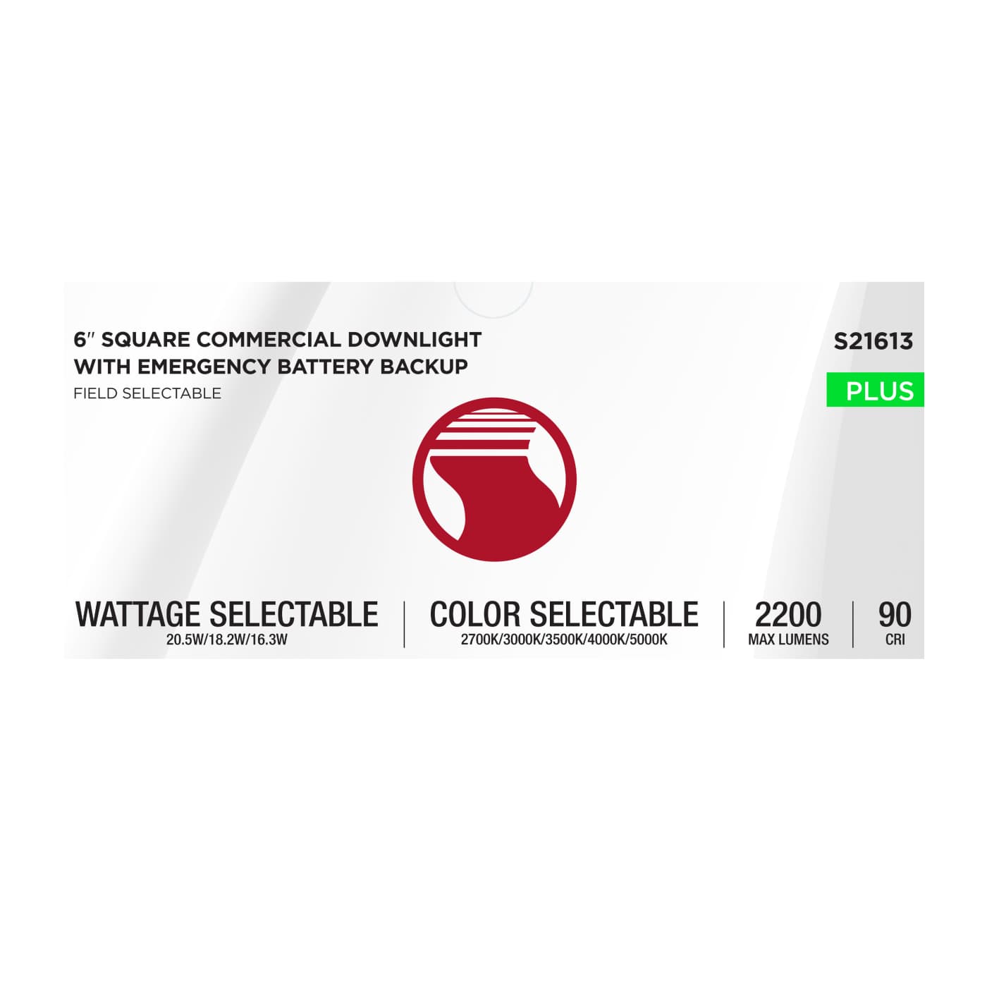20.5W/CDL/6/120-347/FS/SQ/DD/E - S21613
