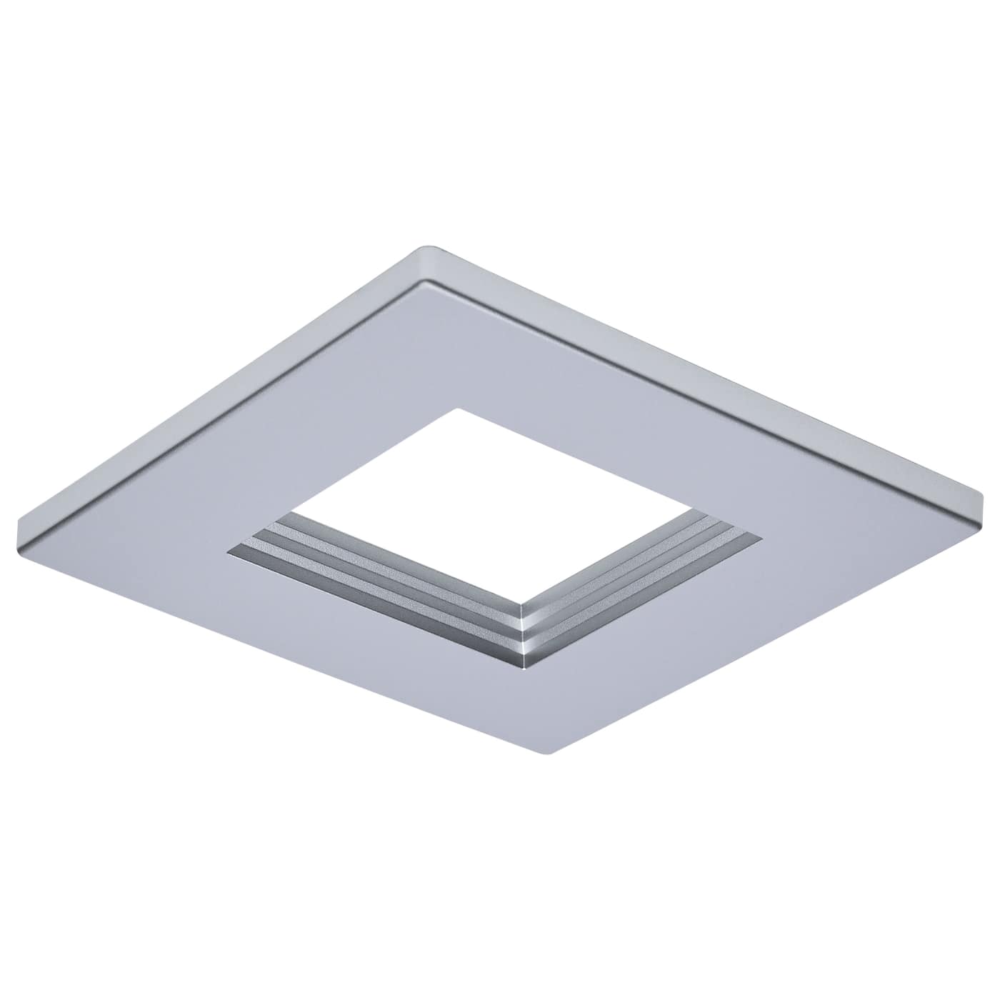 CDL 4IN SQUARE TRIM SILVER - S21664