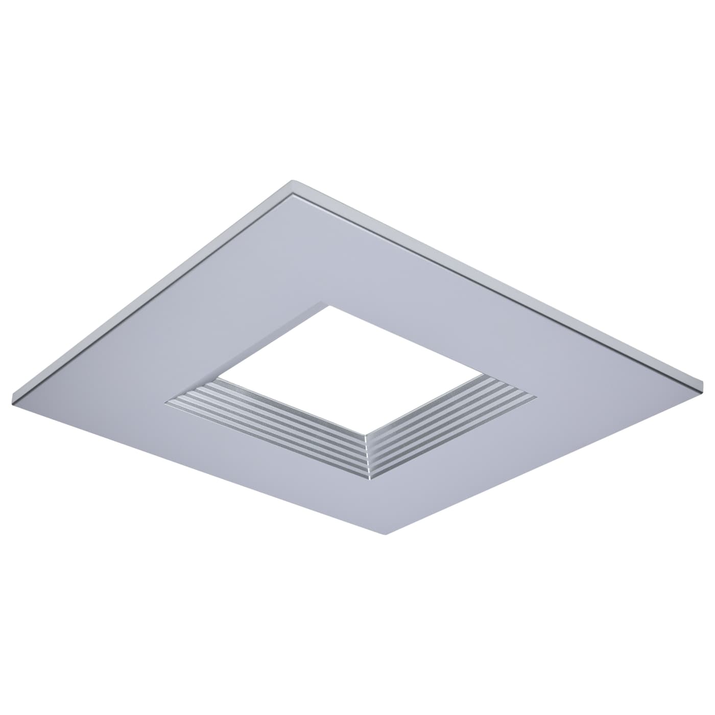 CDL 8IN SQUARE TRIM SILVER - S21670
