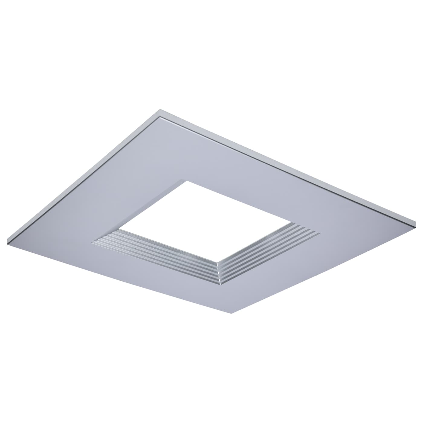 CDL 10IN SQUARE TRIM SILVER - S21673