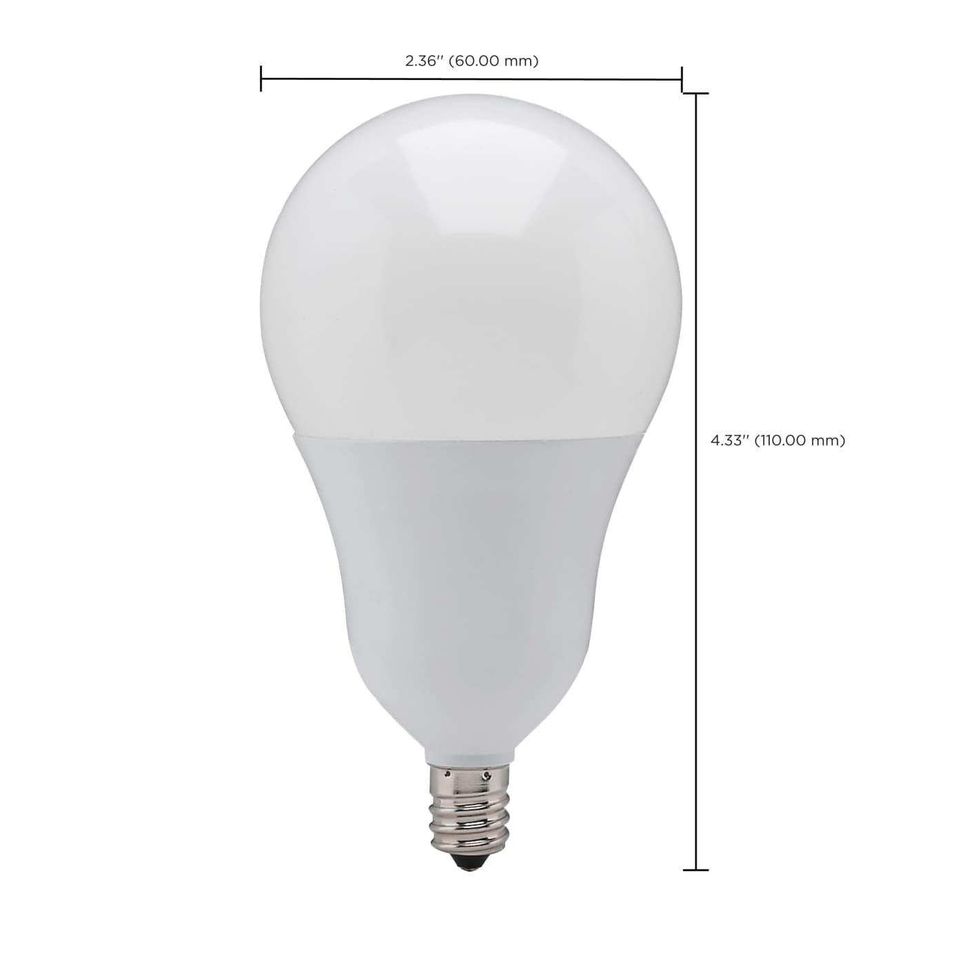 9.8A19/OMNI/220/LED/E12/30K - S21805