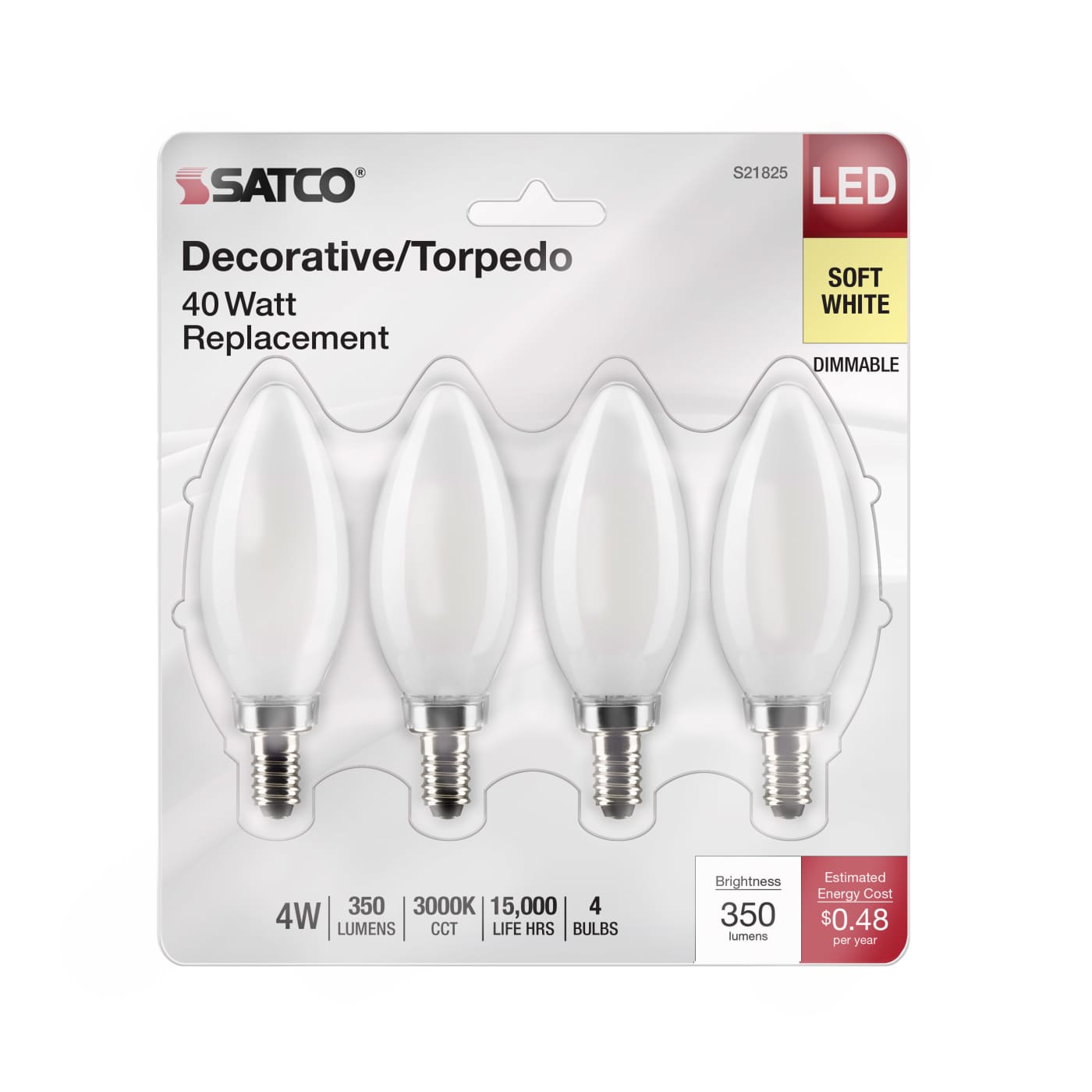 4B11/LED/930/FR/120V/E12/4CD - S21825
