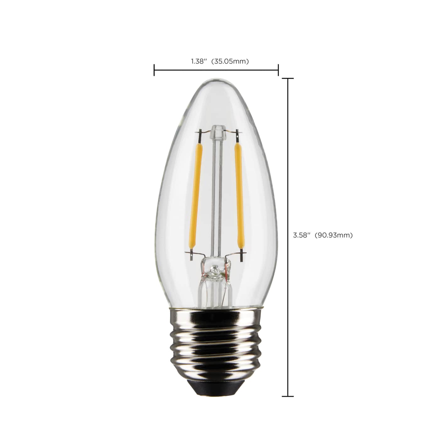 4B11/LED/927/CL/120V/E26/2CD - S21834