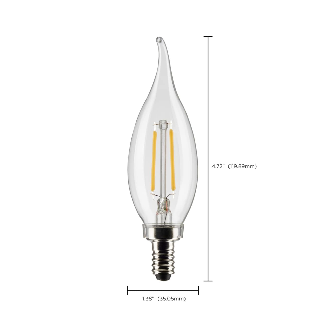3CA10/LED/927/CL/120V/E12/2CD - S21839