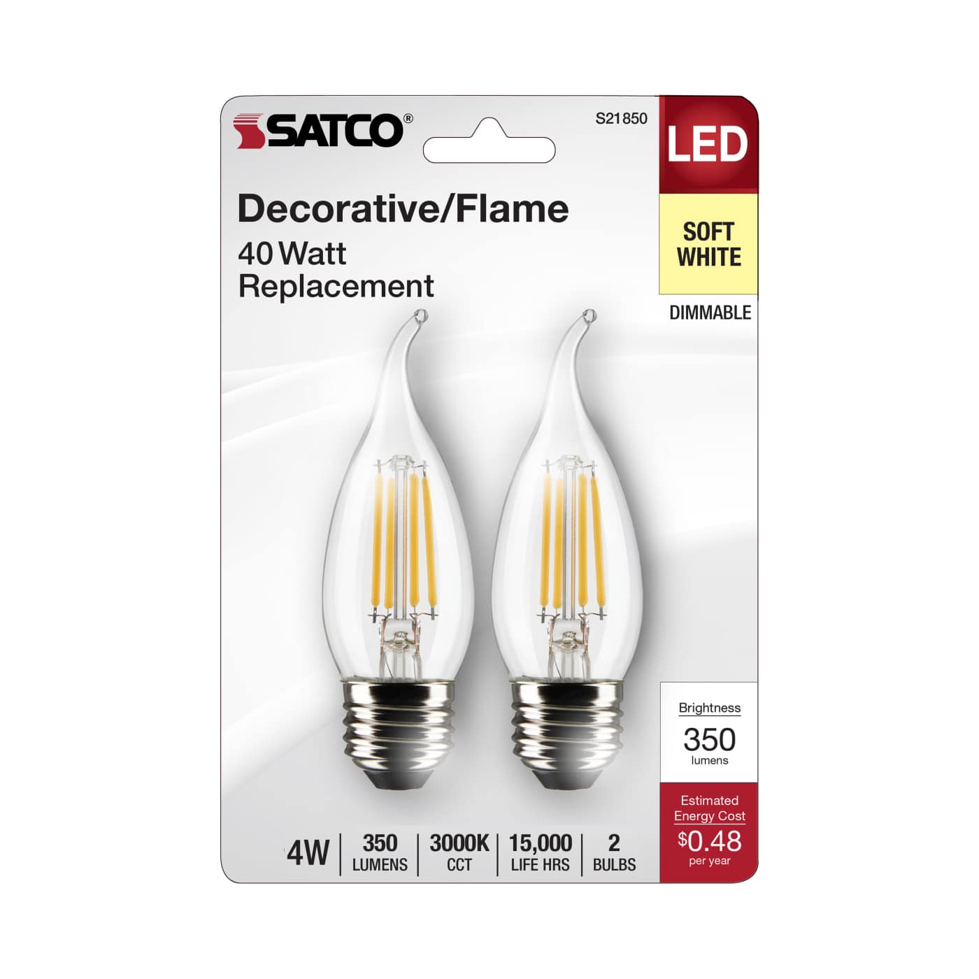 4CA10/LED/930/CL/120V/E26/2CD - S21850