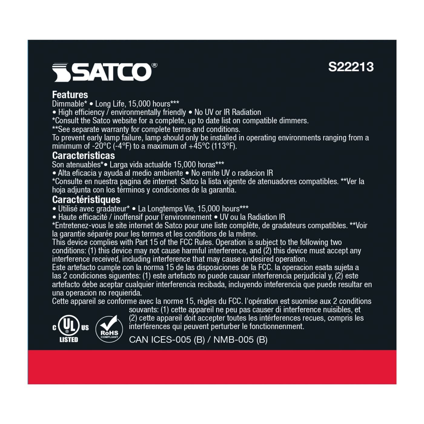 8.5PAR30S/LED/940/FL/120V - S22213