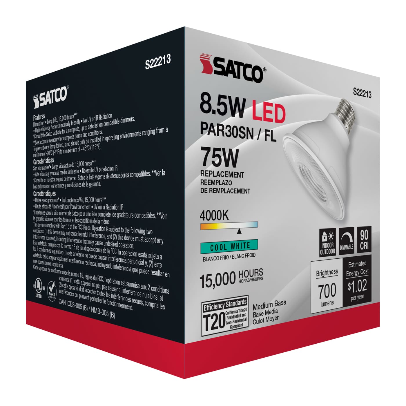 8.5PAR30S/LED/940/FL/120V - S22213