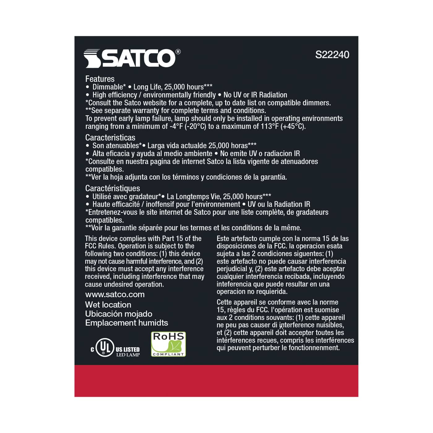 20.5PAR30LN/LED/927/HL/120V/FL - S22240