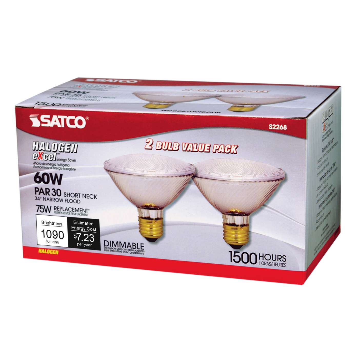 60PAR30/HAL/XEN/NFL/2PK/120V - S2268