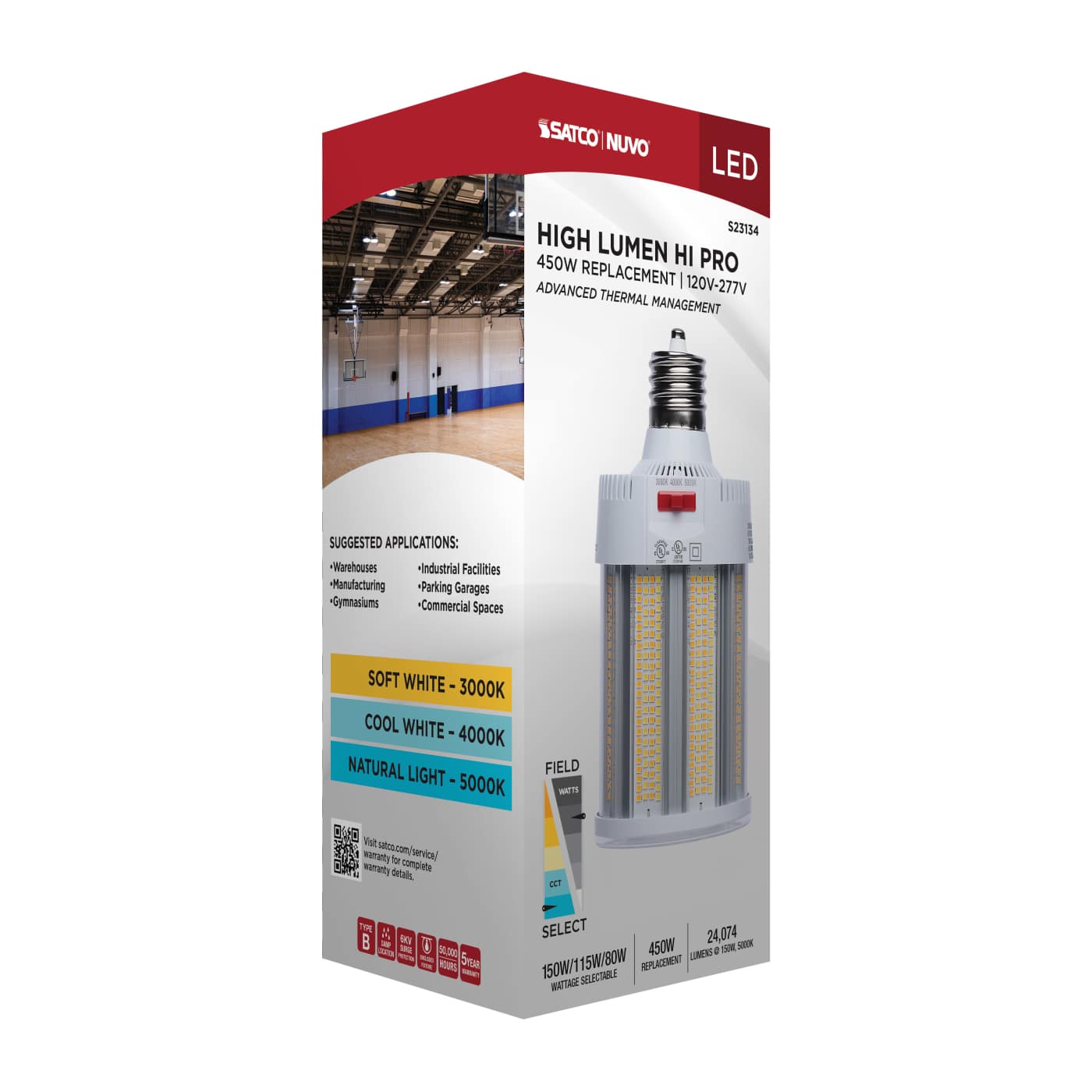 150W/LED/CCT/100-277V/EX39 - S23134