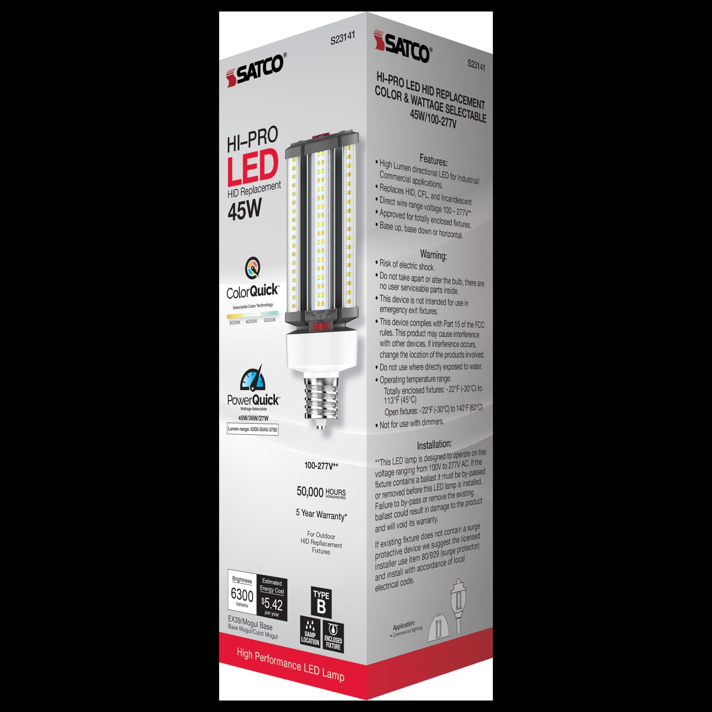 45W/LED/CCT/100-277V/EX39 - S23141