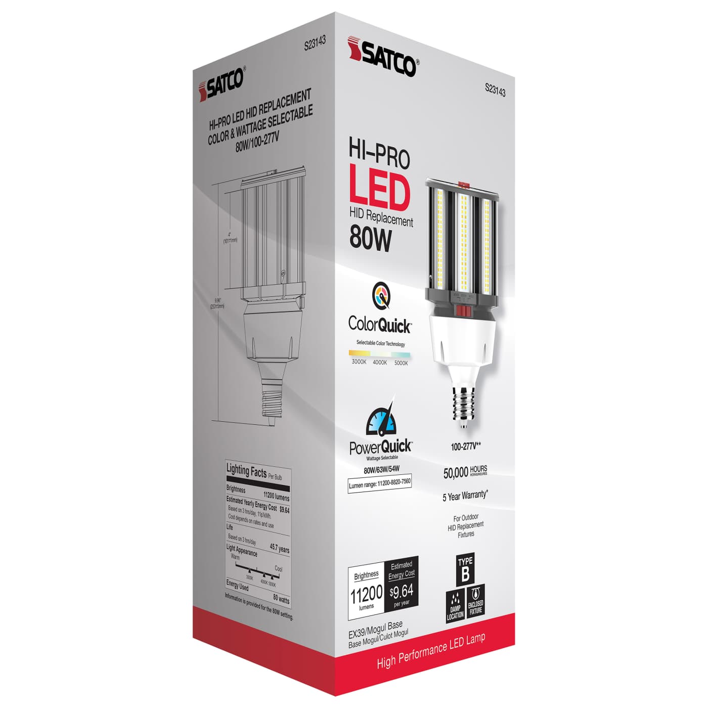 80W/LED/CCT/100-277V/EX39 - S23143