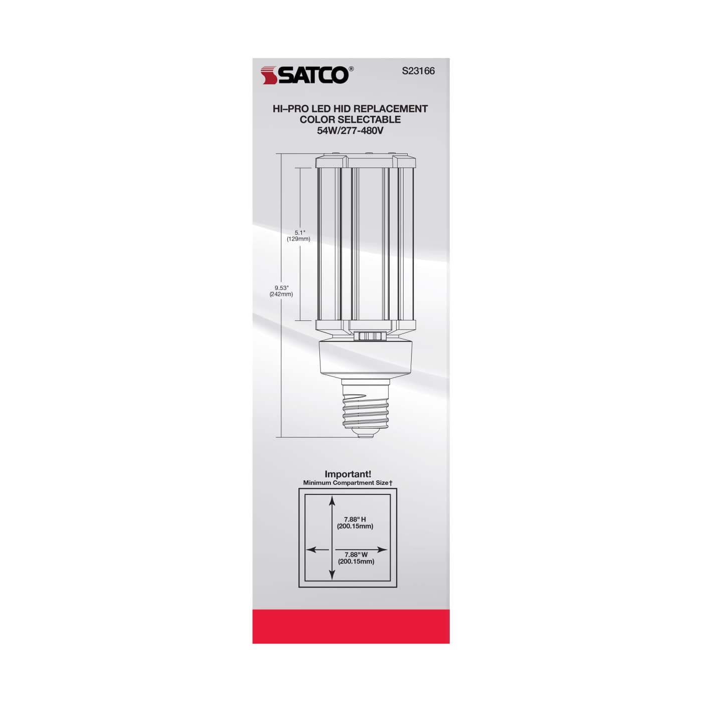 54W/LED/CCT/277-480V/EX39 - S23166